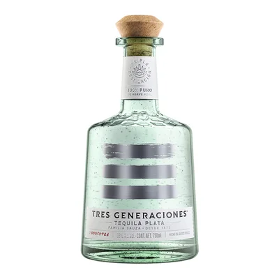 TEQUILA SAUZA 3 GENERACIONES PLATA 750ML
