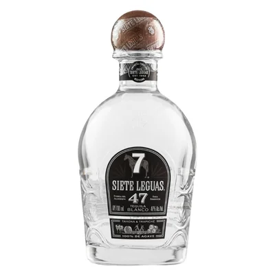 Tequila Siete Leguas 47 Blanco 100% 700 ml