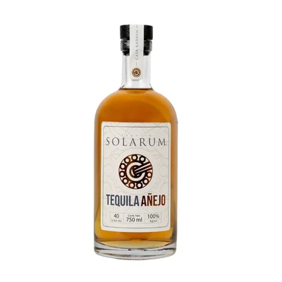 Tequila Solarum Añejo 750 Ml