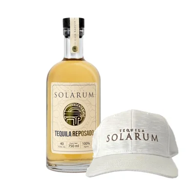 Tequila Solarum Reposado 750 Ml + Gorra Solarum