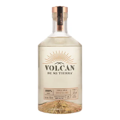 Tequila Volcán de mi Tierra Añejo Cristalino 750 ml