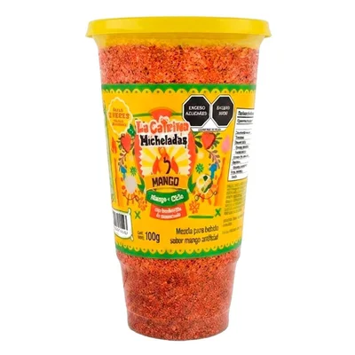 Vaso Escarchado para Michelada La Catrina Micheladas Sabor Mango Artificial 100g