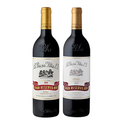 Vertical Gran Reserva 890 Selección Especial, 2005 y 2010. Mejores Riojas Decanter y Peñín