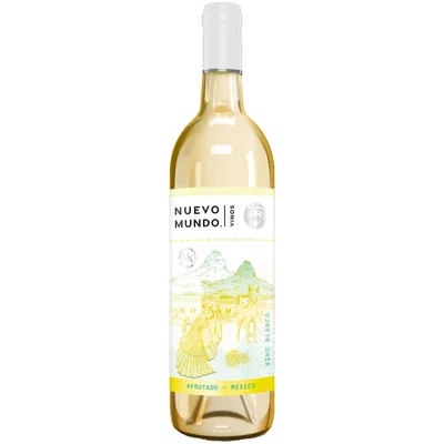 Vino Blanco Afrutado Nuevo Mundo México 750ml