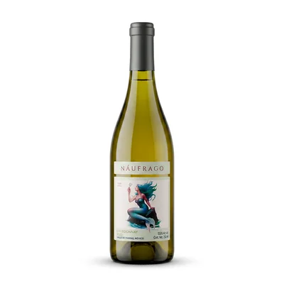 VINO BLANCO CASA NAUFRAGO CHARDONNAY 750ML