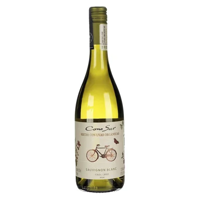 Vino Blanco Cono Sur Bicicleta Orgánico Sauv Blanc de 750 ml