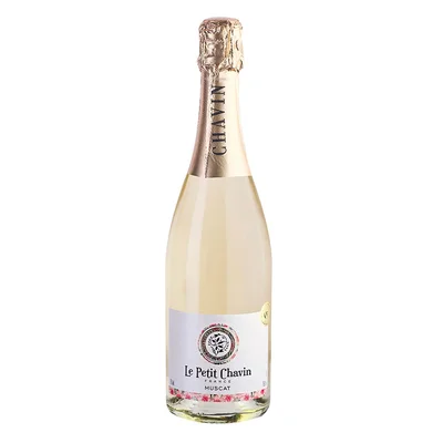 Vino Blanco Frances Espumoso Le Petit Chavin Muscat sin Alcohol 750ml