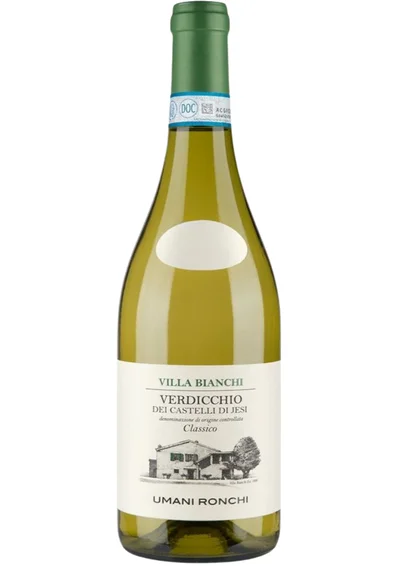 Vino Blanco Umani Ronchi Villa Bianchi Verdicchio dei Castelli di Jesi DOC Clásico 750 mL (OFERTA EXCLUSIVA EN LÍNEA)