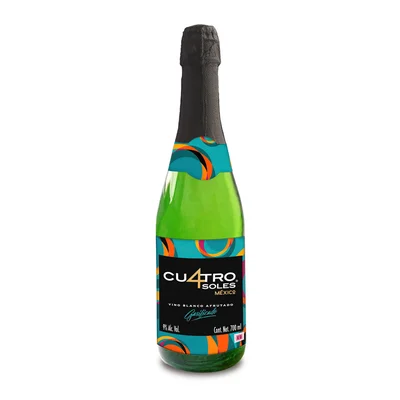 VINO ESPUMOSO 4 SOLES BLANCO 700ML