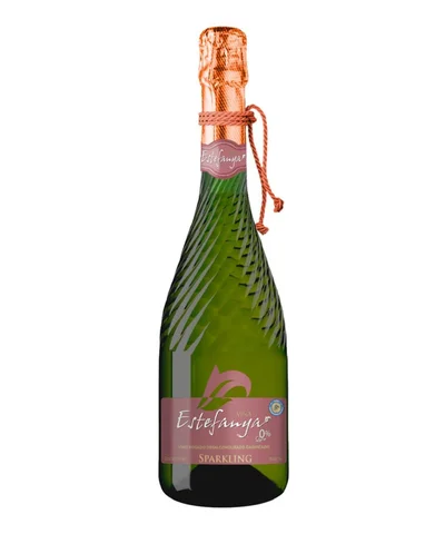 Vino Espumoso Estefanya Rosado sin Alcohol 750 ml