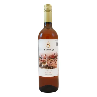 Vino Rosado 8 Tierras Semi Dulce 750ml