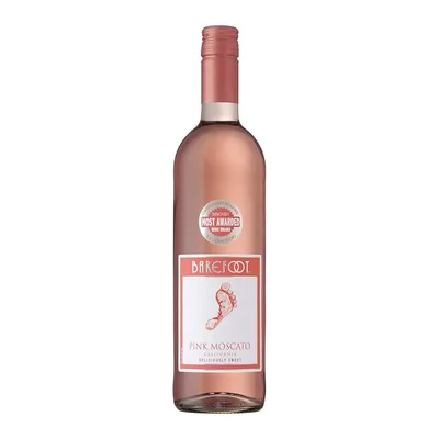 Vino Rosado Barefoot Pink Moscato 750 Ml
