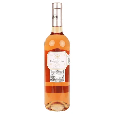 Vino rosado de Rioja variedad tempranillo de Marques de Riscal 750ml