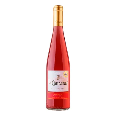 Vino Rosado Español Las Campanas Garnacha Joven de 750ml
