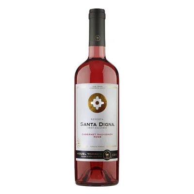 VINO ROSADO SANTA DIGNA ROSE CABERNET SAUVIGNON TORRES 750ML