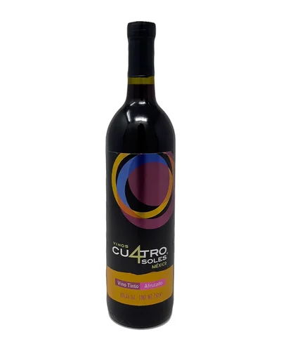 Vino Tinto Afrutado Cuatro Soles 750 ml