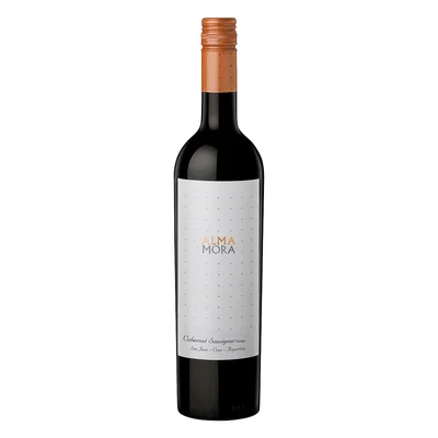 Vino Tinto Argentino Alma Mora Cabernet Sauvignon 750ml