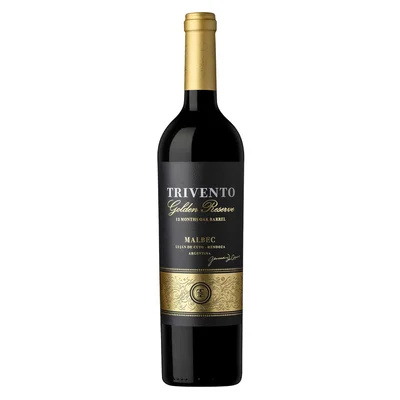Vino Tinto Argentino Trivento Golden Reserve Malbec 750ml