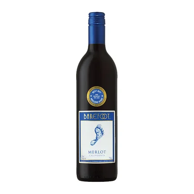 Vino Tinto Barefoot Merlot Eua 750ml
