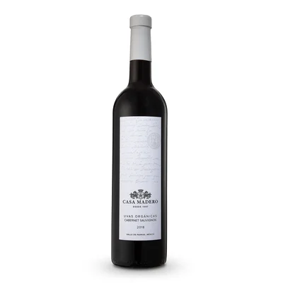 Vino Tinto Casa Madero Cab Sauvignon Organico 750 ml