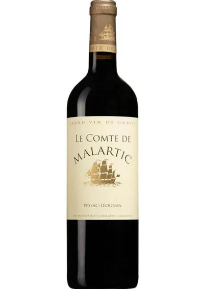 Vino Tinto Chateau Comte De Malartic Pessac Leognan 750 mL