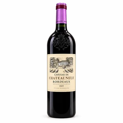 Vino Tinto Château de Châteauneuf Bordeaux 750 ml