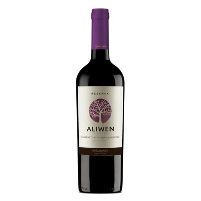 Vino Tinto Chileno Aliwen Cabernet Carmenere Undurraga 750ml