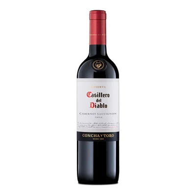 Vino Tinto Chileno Casillero Del Diablo Cabernet Sauvignon 750ml