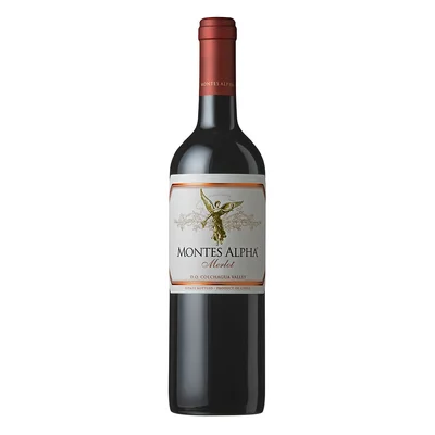 Vino Tinto Chileno Montes Alpha Merlot 750ml