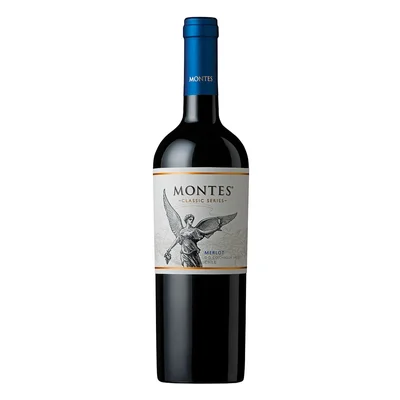 Vino Tinto Chileno Montes Classic Merlot 750ml