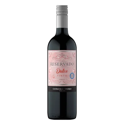 Vino Tinto Chileno Reservado Dulce Tinto 750ml