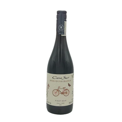 VINO TINTO CONO SUR BICICLETA UVA ORGANICA PINOT NOR 750ML
