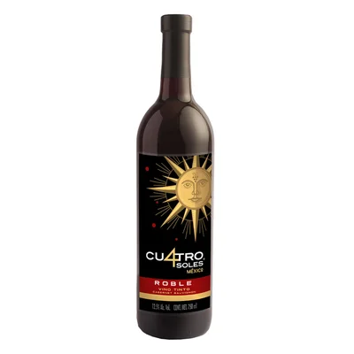 Vino Tinto Cuatro Soles Roble Cabernet Sauvignon 750ml