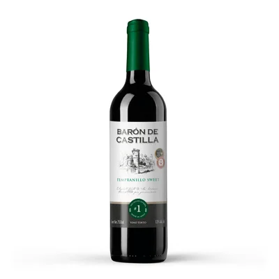Vino Tinto Español Báron de Castilla Sweet 750ml