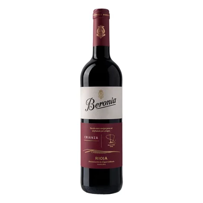 Vino Tinto Español Beronia Crianza 750 ml