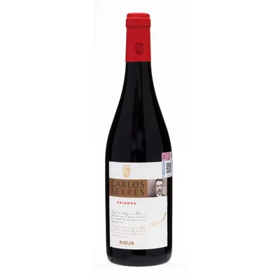 Vino Tinto Español Carlos Serres Crianza de 750ml