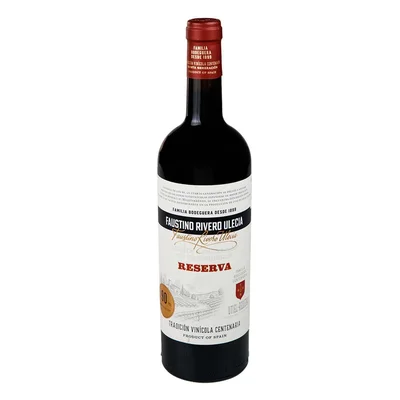 Vino Tinto Español Faustino Rivero Reserva Utiel-Requena 750ml