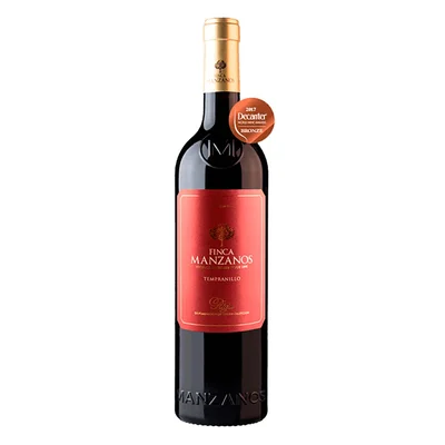Vino Tinto Español Finca Manzanos Tempranillo Joven 750ml