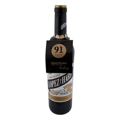 Vino Tinto Español Hacienda Lopez de Haro Crianza 750ml