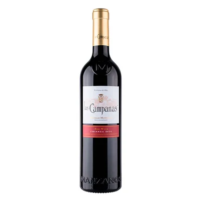 Vino Tinto Español Las Campanas Crianza Garnacha 750ml