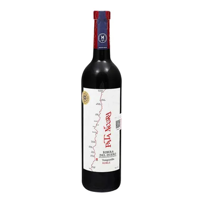 Vino Tinto Español Negra Ribera del Duero Roble 750ml