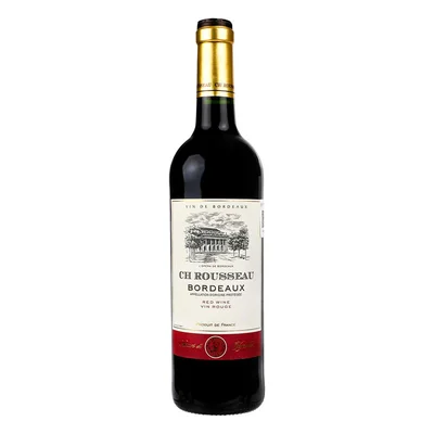 Vino Tinto Frances Ch Rousseau Bordeaux 750ml