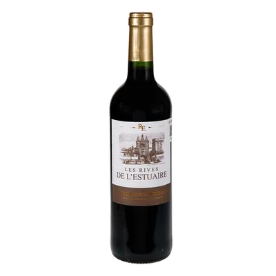 Vino Tinto Frances Les Rives de L'Estuaire Bordeaux Supérrieur 750ml