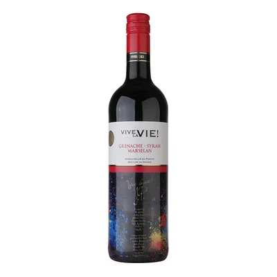 Vino Tinto Frances Vive La Vie de 750ml