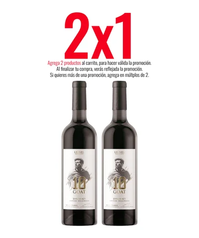 Vino Tinto GOAT 10 Syrah IGT 750 ml