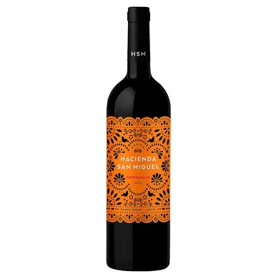VINO TINTO HACIENDA SAN MIGUEL RESERVA TEMPRANILLO 750ML
