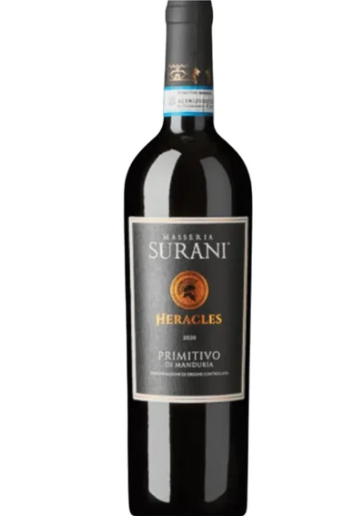 Vino Tinto Heracles Primitivo Di Manduria 750 ml (OFERTA EXCLUSIVA EN LÍNEA)