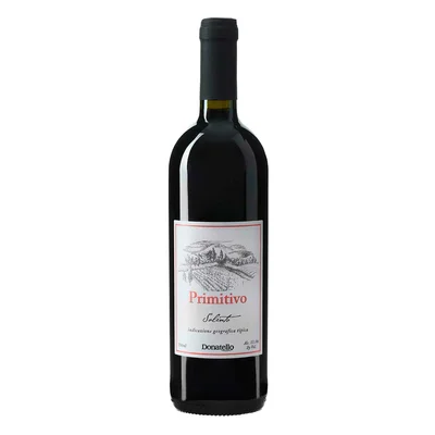 Vino Tinto Italiano Donatello Primitivo 750ml