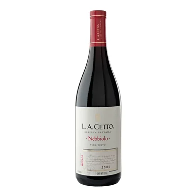 Vino Tinto L.A. Cetto Nebbiolo Reserva Privada 750 ml.