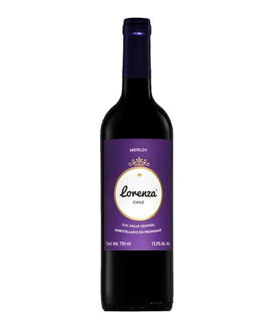 Vino Tinto Merlot Lorenza 750 ml